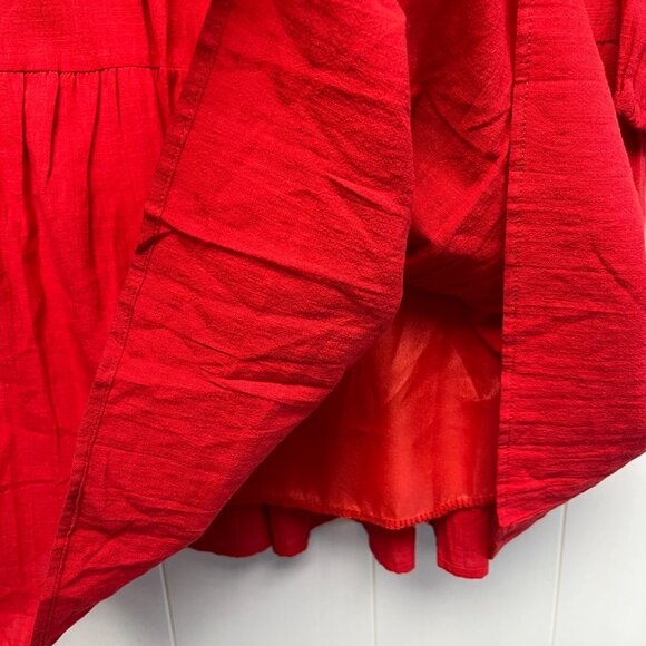 Fancy Inn‎ New Womans Size Medium Lightweight Dress With Pockets Tiered NWT - Picture 9 of 10